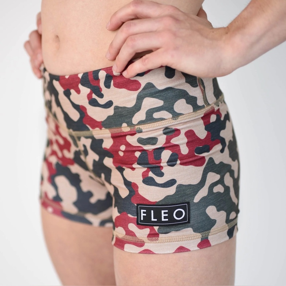 3.25 Scarlett Camo Shorts